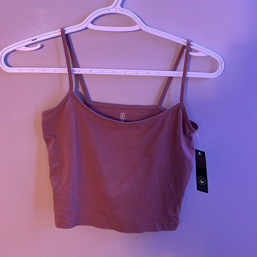 Brown tank top